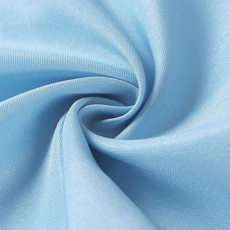 Cupuamon Cloth Napkins 17x17 inch Washable Polyester Dinner Napkins Soft Table Napkins for Wedding Party Dining Banquet(Blue Mist,50PCS) - Image 2