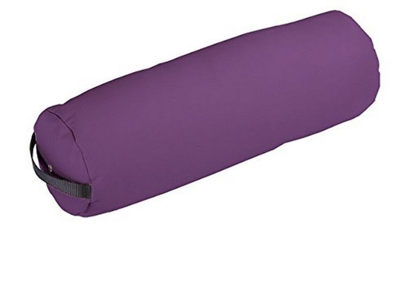EARTHLITE EARTHLITE Bolster Pillow Fluffy Soft Filling Durable Easy to clean 100 PU Upholstery incl Strap HandleProfessional Quality CFCFREEBack Pain Relief Black