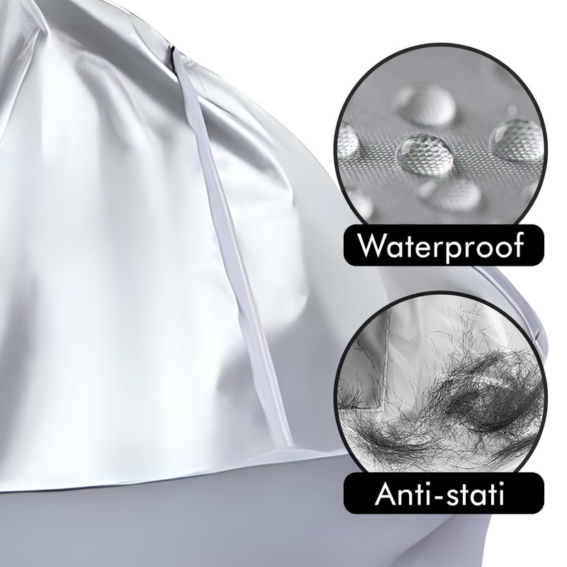Wsevinn Hair Cutting Cape Professional Salon Barber Cape Foldable Haircut Cloak Hairdressing Umbrella Apron Kit for Adult Men and Women - Image 4