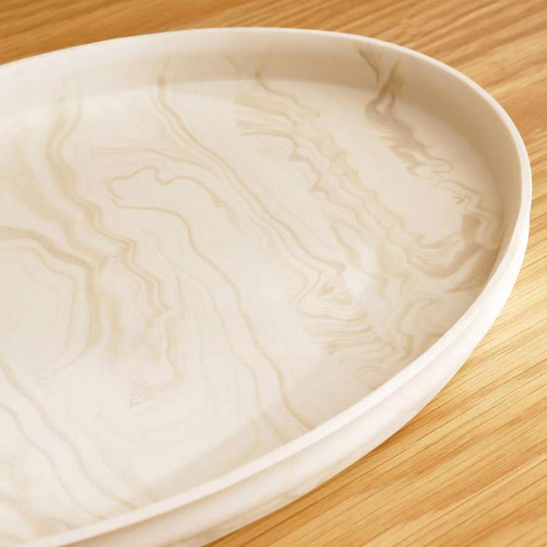 Pan Home Maris Bath Tray 30x20x2.5 cm - Beige - 211HEL9900433 - Image 2