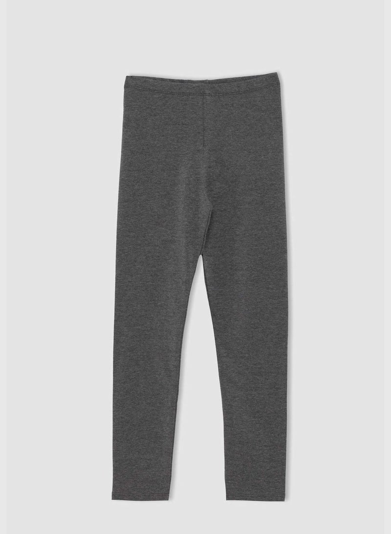 DeFacto 2 Pack Girl Legging Fit Knitted Leggings - Image 2