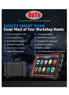 DATO Car Diagnostic Scanner DAS722 - 3 Years free software updates .  - Image 3