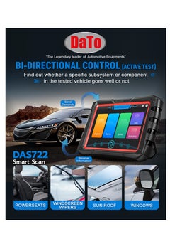 DATO Car Diagnostic Scanner DAS722 - 3 Years free software updates .  - Image 1