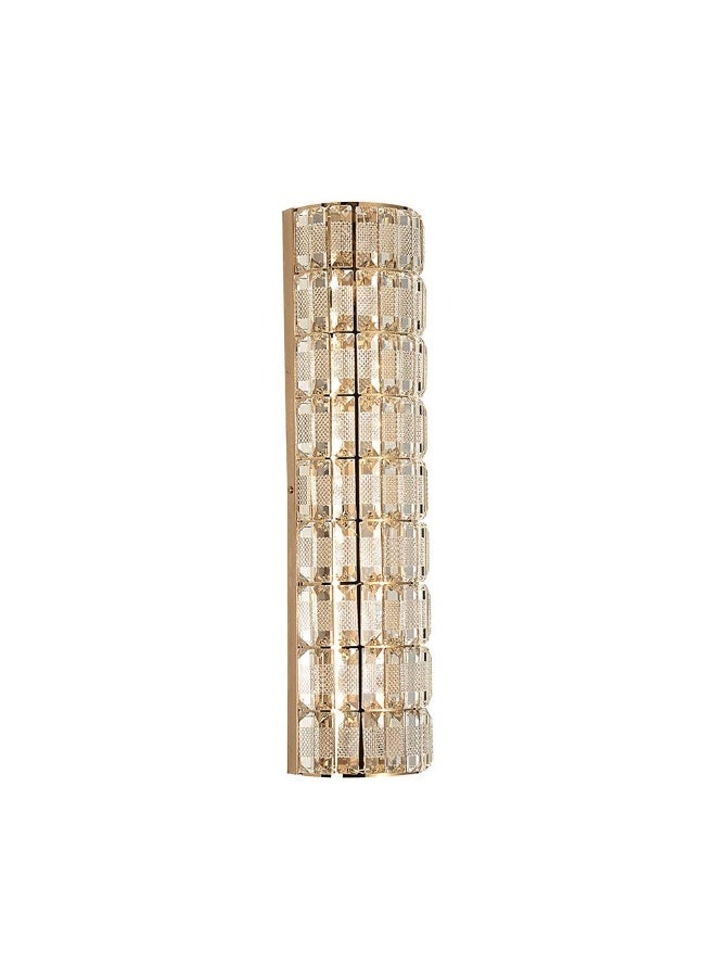 Danube Home Concetta Wall Bracket Steel+Metal 13X13X59 Led Gold A3801/Wall | Contemporary Indoor Wall Lamps | Wall Mounted Lanterns | Modern Design Indoor Lighting For Bedroom Dining Living Room - Image 1