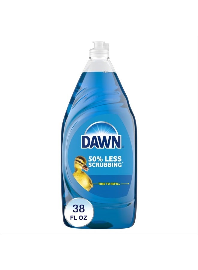 Dawn سائل غسيل الصحون الفائق، رائحة أصلية، 38 أونصة سائلة (عبوة واحدة) - Image 1