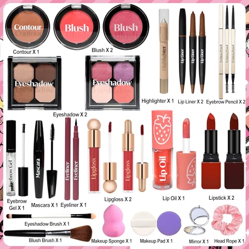 GDWDGJ Makeup Advent Calendar 2025 Teen Girls Women Beauty Make Up Advent Calendar 24 Days Christmas Countdown Makeup Gift Set for Women Teen Girls - Image 3