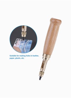 Y&D Screw Punch Tool Kit, Automatic Belts Punch, Leather Hole Strap Watch Band Belt Eyelet Revolving Hand Puncher for Sewing Craft  - Image 5