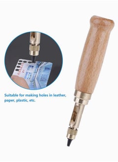 Y&D Screw Punch Tool Kit, Automatic Belts Punch, Leather Hole Strap Watch Band Belt Eyelet Revolving Hand Puncher for Sewing Craft  - Image 3