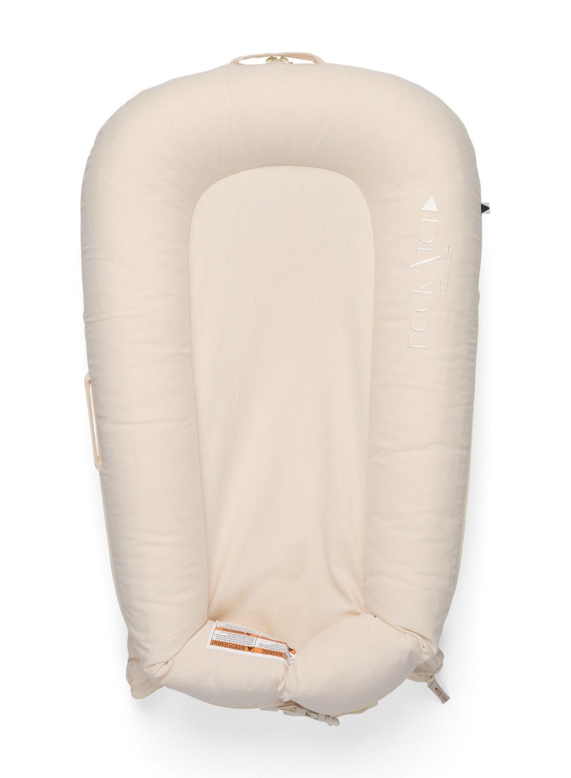 DockATot Deluxe+ Pod Sand Chambray - Image 1