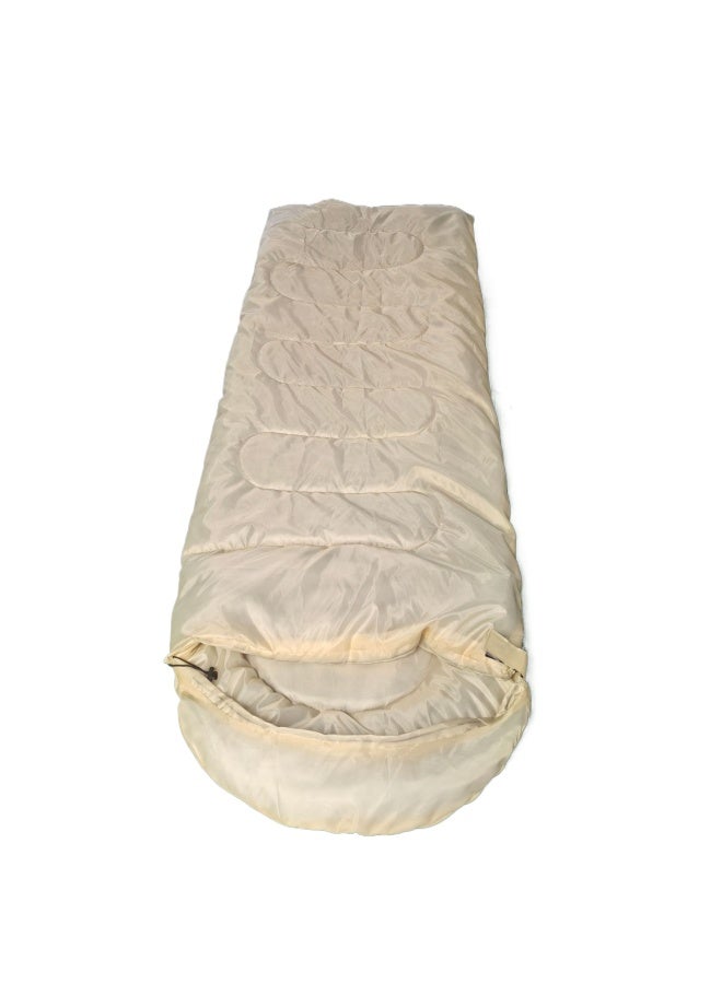 JH Adult Dirt-isolation Sleeping Bag With Hood Spring Autumn Winter Outdoor Camping - Image 1