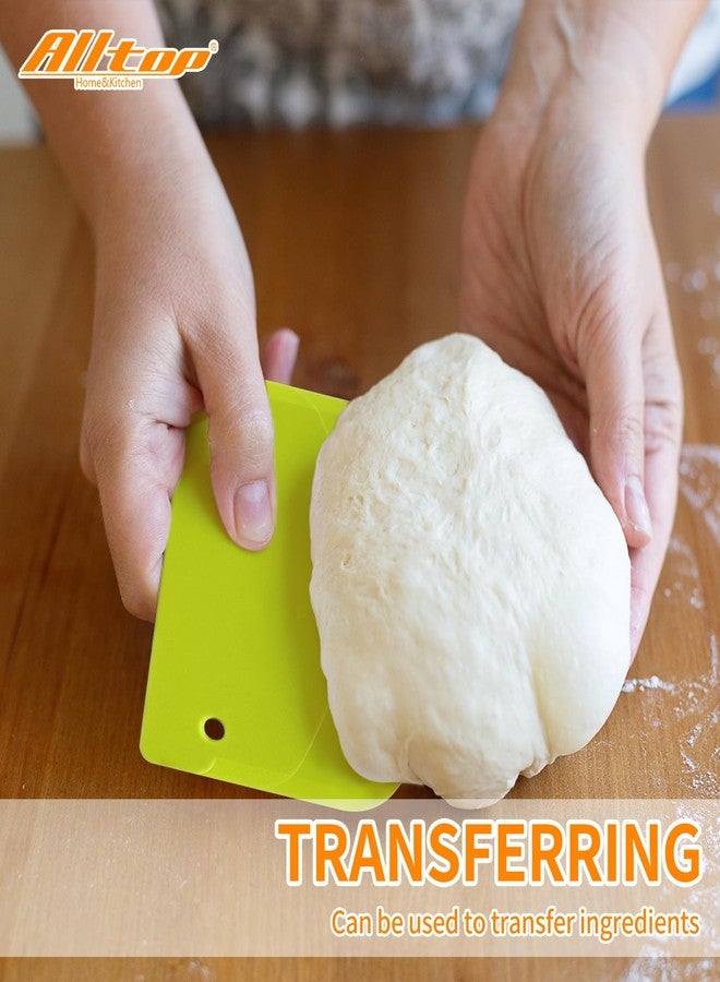 ALL-TOP ALLTOP Hard Bench Scraper – Premium Quality Bread Tools for Homemade Baking,Dough Cutter with Versatile Usage - Vibrant and Ergonomic Plastic Bowl Scrapers for Your Kitchen - Image 5