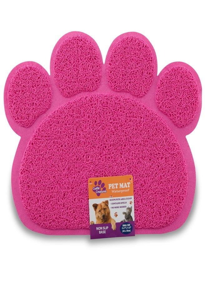 Cudlie Premium Cat Litter Mat, Non-Slip and Waterproof Backing, Soft on Dog and Kitty Paws and Easy to Clean, Dog and Cat Mat,(Small, Large, Paw Shape, Rectangle, Bone Shape) 11.8"x15.7" - Image 3