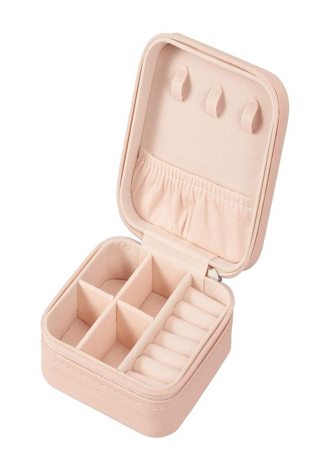 DAVALBA PU Leather Small Jewelry Box, Travel Portable Jewelry Case For Ring, Pendant, Earring, Necklace, Bracelet Organizer Storage Holder Boxes (Multicolor) - Image 1
