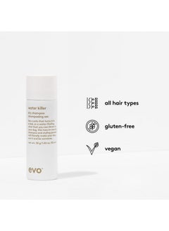 EVO EVO Water Killer Dry Shampoo - Absorbs Oil to Refresh Hair, Reduces Damage from Excessive Washing - Hair Styling Spray - Travel Size, 35g /1.1oz  - Image 4