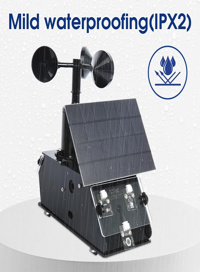 ACEBOTT STEM Science Coding Kits for Adults, ESP32 Weather Station and Weather Instrument Kit with APP, Outdoor Sensor, Weather Forecast, Temperature,Humidity,Wind Rain Gauge for Arduino IoT Starter - Image 5