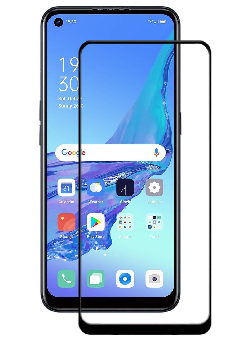 ACLIX Antistatic ESD Dustproof Premium Quality High Definition Tempered Glass Screen Protector Designed For Oppo A53 - Image 1