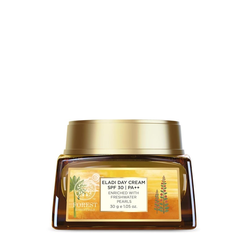Forest Essentials كريم النهار إيلادي من فوريست إسينشالز SPF 30 30غ كريم للوجه - Image 1