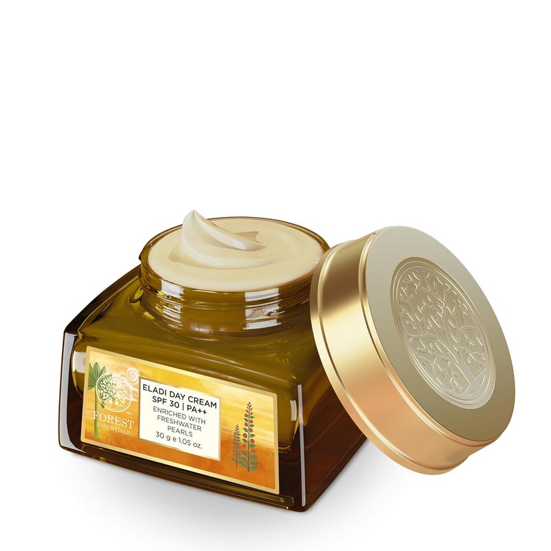 Forest Essentials كريم النهار إيلادي من فوريست إسينشالز SPF 30 30غ كريم للوجه - Image 5
