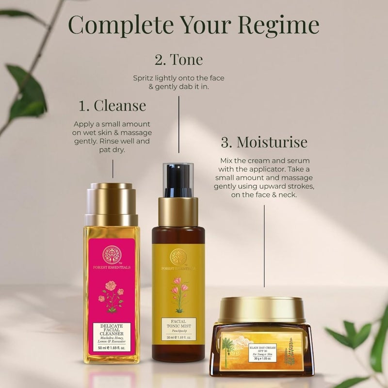 Forest Essentials كريم النهار إيلادي من فوريست إسينشالز SPF 30 30غ كريم للوجه - Image 4