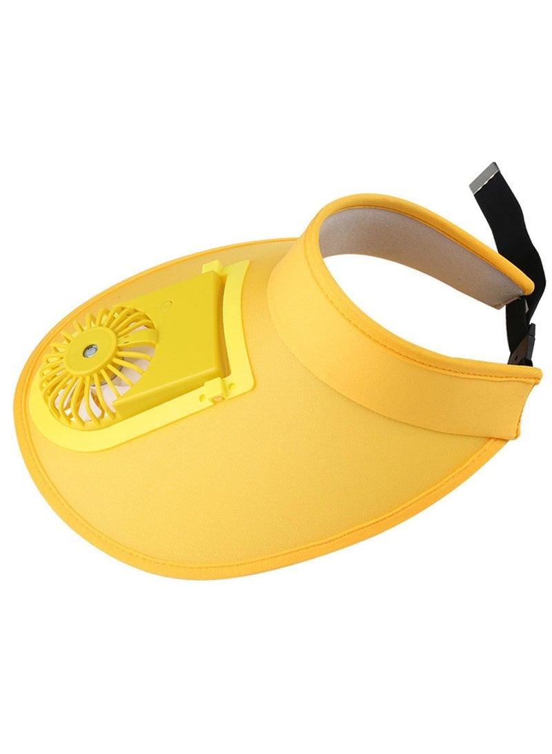 DubaiGallery Outdoor Fan Cooling Peaked Cap Usb Breathable Shade Sunscreen Women Men Hat Beach Visor Hat Required Security Summer Sports Cap - Image 3