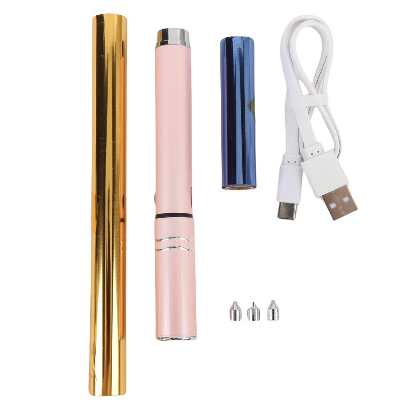 Cordless Foil Pen Rechargeable 1600mAh Battery 4 Tip Sizes - 150℃ Quick Heating Hot Foil Pen for Crafts Card Making - Image 1