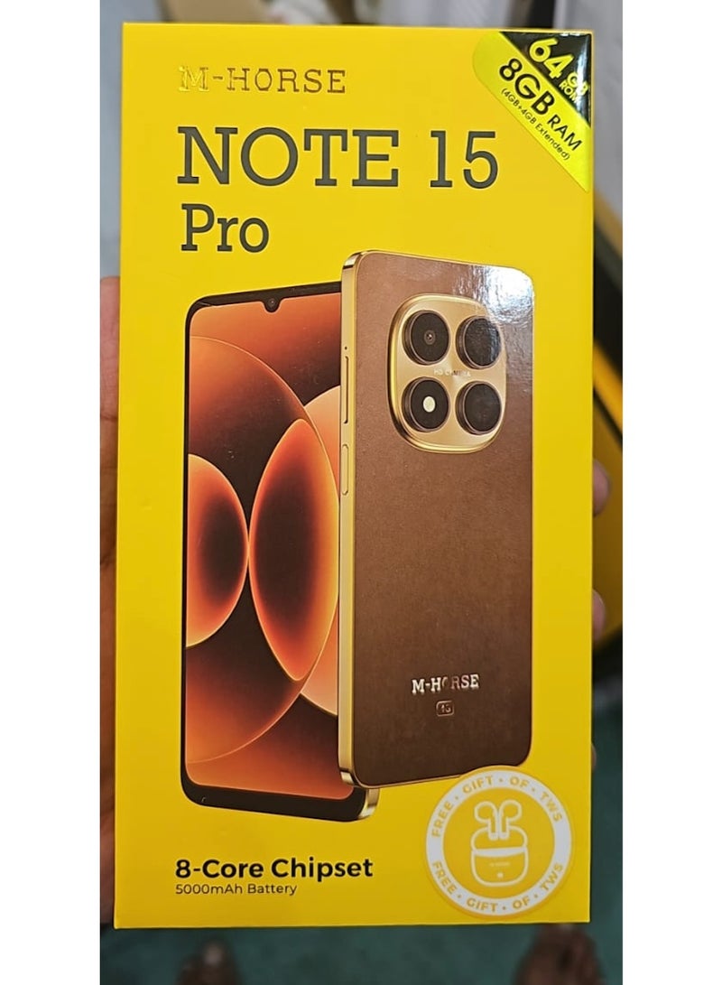 M-Horse Note 15 Pro (8GB RAM, 64GB storage) 4G Android smartphone - Image 2