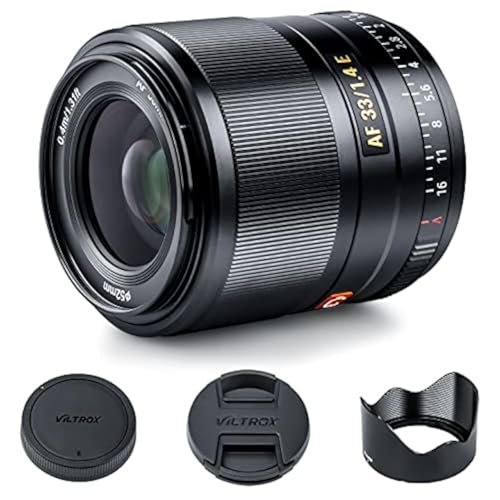 VILTROX عدسة فولتروكس 33 مم F1.4 بؤرة تلقائية متوافقة مع كاميرات سوني E-Mount A6500 A6300 A6000 A6400 A6100 A5100 A6600 A7 A7R A7C A7II A7RII A7SIII A7III A7RIII A7RIV A9 - Image 1