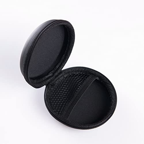 HANUMEX® Premium Earphone & Headphone Carrying Case | Protective Pouch for Earphones, Headsets, Pen Drives, SD Cards & Mobile Accessories | Durable & Compact (Black, Pack of 1) - Image 2