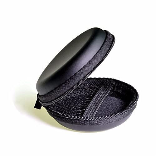 HANUMEX® Premium Earphone & Headphone Carrying Case | Protective Pouch for Earphones, Headsets, Pen Drives, SD Cards & Mobile Accessories | Durable & Compact (Black, Pack of 1) - Image 4