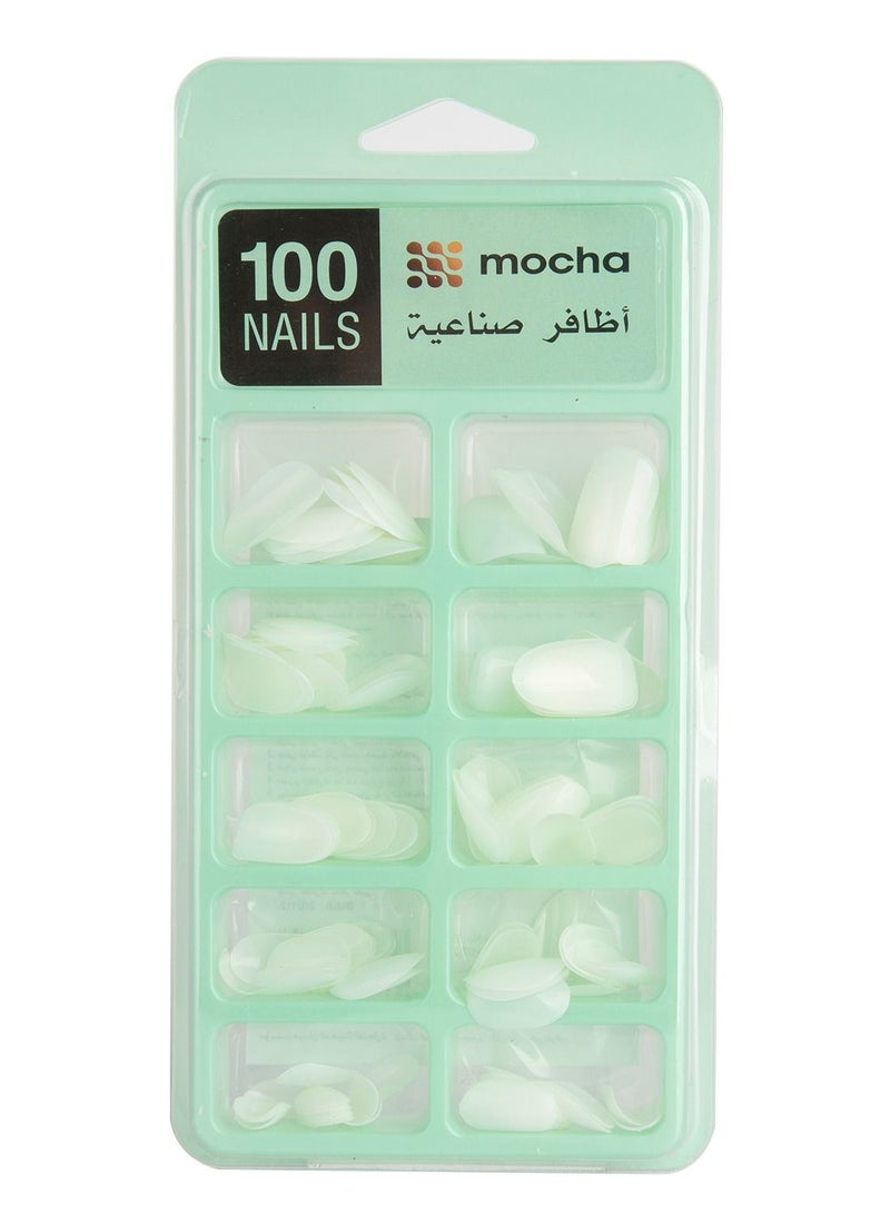 MOCHA Attractive false nails of 100 pieces E27 - Image 1