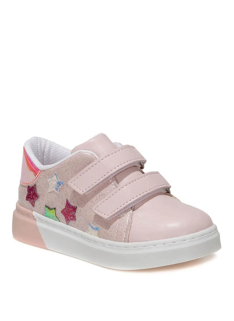 SouqBazar  Pink Girls Sneaker Shoes with Stars Polaris  - Image 1