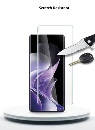 vivo V40 / V40 Pro / V40 Lite 5G 2024 Premium Curved Edges UV Full Glue Full Cover Tempered Glass Screen Protector (MSGUCN) - Clear - view 4