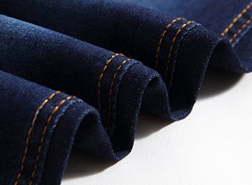 FREDD MARSHALL Boy's Blue Skinny Fit Stretch Slim Elastic Waist Denim Jeans Pants for Kids - Image 5