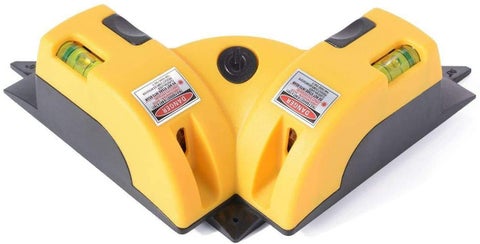 SHB 90 Degree Vertical Horizontal Laser Line Projection Square Level Laser Square Projection Square Level Laser Leveler Indoor Outdoor Use