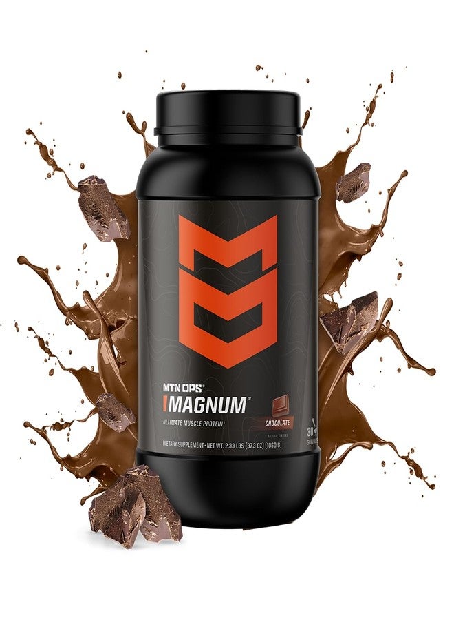 MTN OPS Magnum Chocolate Protein Powder, 23g of Whey Isolate Protein & Milk Protein with BCAAs, Zero Sugar & Gluten Free, 30-Servings - Image 2