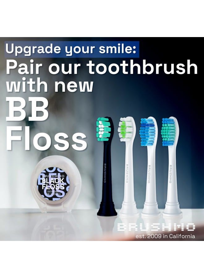 Brushmo SimplyClean and ProResults Compatible for Philips Sonicare Replacement Toothbrush Heads HX6013 HX6015 Exceptional Clean for Better Gum Health and Removes More Plaque, White, BM618, 8pk - Image 5