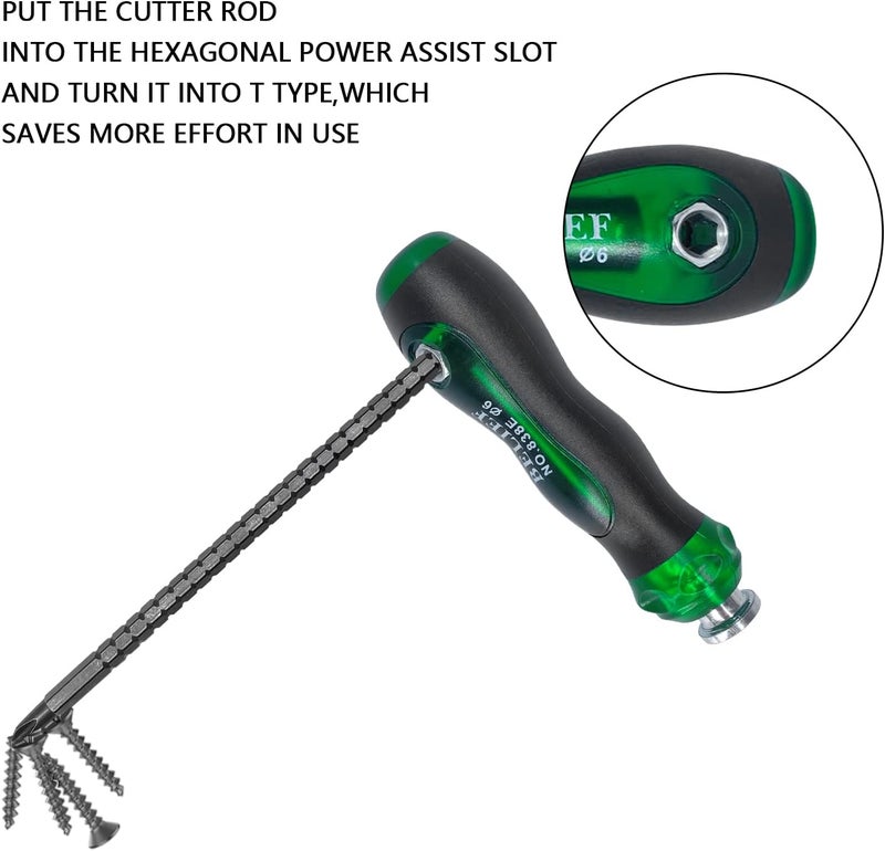 Yalin 3-Piece Ratchet Telescopic Screwdriver, Double-Head Magnetic Ratcheting Screw Driver, Adjustable Rod Length, The Tip of the Rod are Slotted and Phillips, Industrial Strength, Easy to Load - Image 5