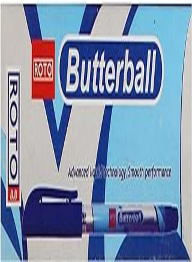 Roto Butter Ball Pen 0.7 mm Pack Of 12 Pcs. - Black