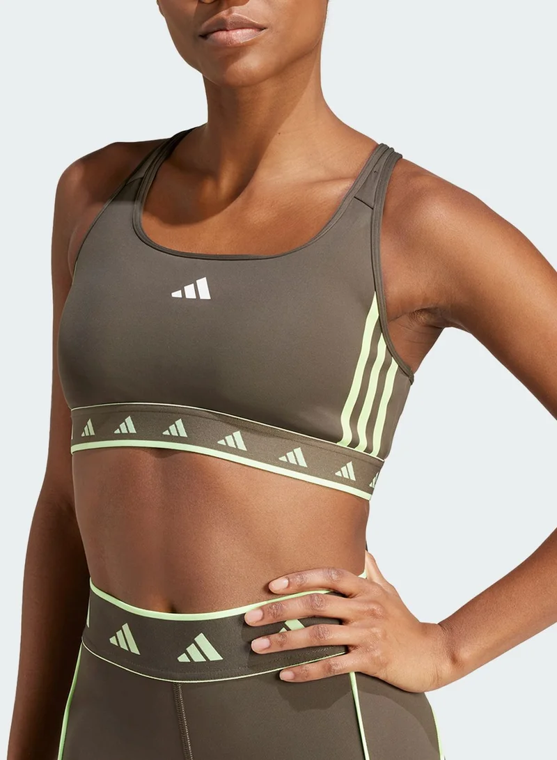 adidas حمالة صدر هايبر جلام كيو2 بدعم متوسط من باور ريأكت