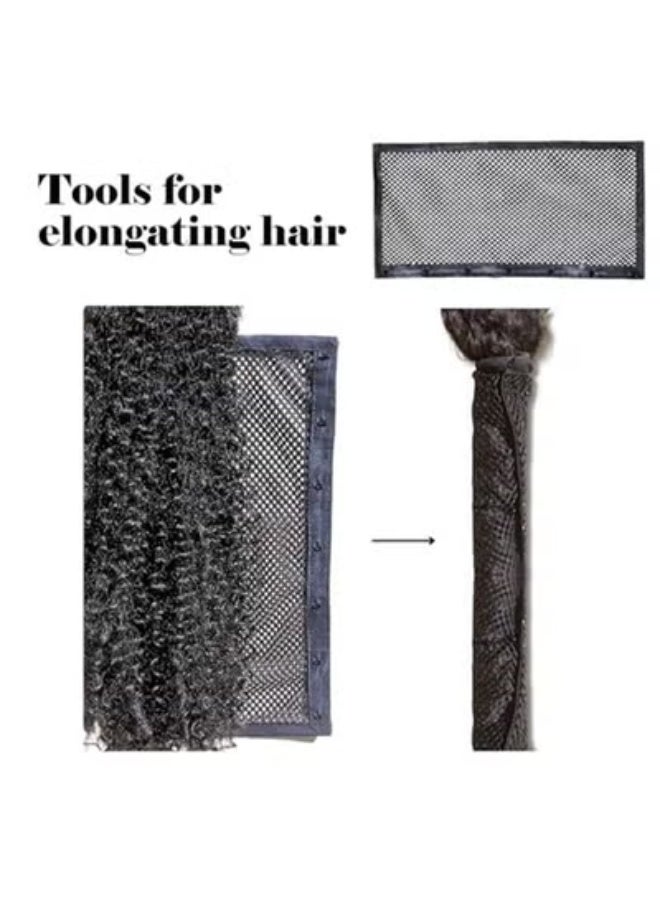 fantasize أداة إطالة الشعر المجعد – موسع الشعر لقوام أكثر مرونة، وتموجات، وخصلات – شبكة إطالة لتصفيف الشعر المثالي - Image 2