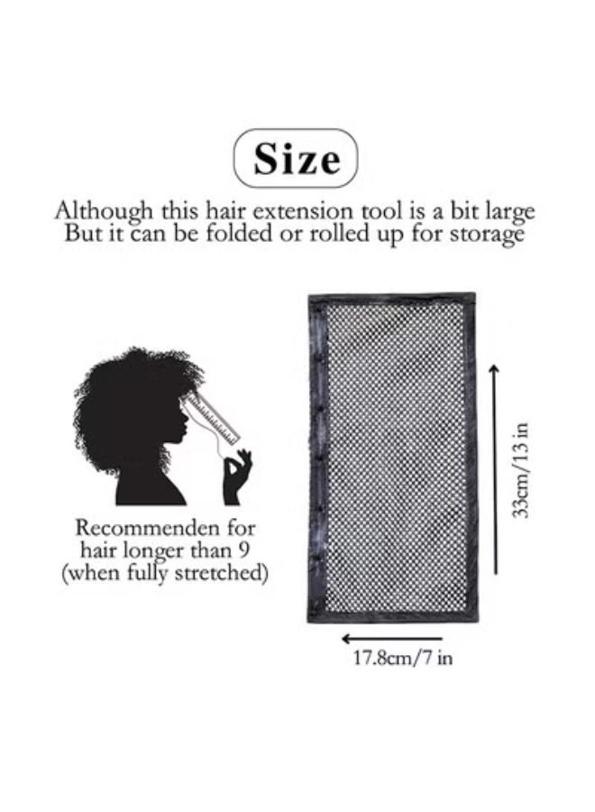 fantasize أداة إطالة الشعر المجعد – موسع الشعر لقوام أكثر مرونة، وتموجات، وخصلات – شبكة إطالة لتصفيف الشعر المثالي - Image 4