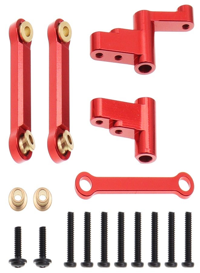 Treehobby Aluminum Upgrades Replacement Accessories Compatible with Hyper Go MJX 14301 14302 14303 1/14 RC Upgrade Parts,Red (Red Upgrade Kits) - Image 5
