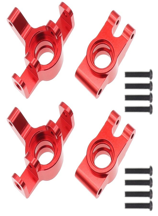 Treehobby Aluminum Upgrades Replacement Accessories Compatible with Hyper Go MJX 14301 14302 14303 1/14 RC Upgrade Parts,Red (Red Upgrade Kits) - Image 4