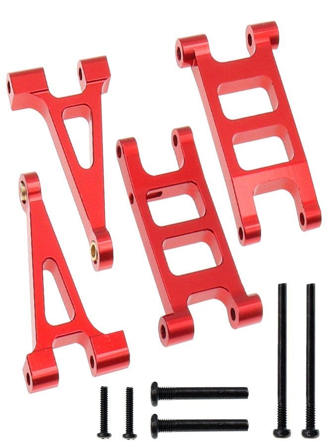 Treehobby Aluminum Upgrades Replacement Accessories Compatible with Hyper Go MJX 14301 14302 14303 1/14 RC Upgrade Parts,Red (Red Upgrade Kits) - Image 2