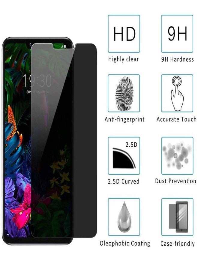 UPONEW for LG G8 Privacy Screen Protector - [2 Pack] Front Bubble Free for LG G8 LMG820UM0 LMG820UM1 LMG820UMB LMG820QM7 Privacy Anti-Spy Screen Protector Anti-Scratch Protective Film - Image 5
