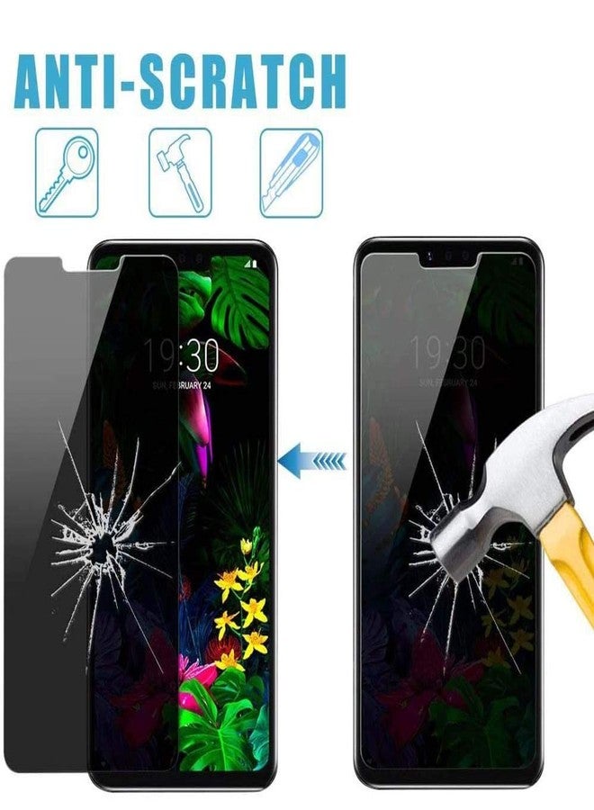 UPONEW for LG G8 Privacy Screen Protector - [2 Pack] Front Bubble Free for LG G8 LMG820UM0 LMG820UM1 LMG820UMB LMG820QM7 Privacy Anti-Spy Screen Protector Anti-Scratch Protective Film - Image 4