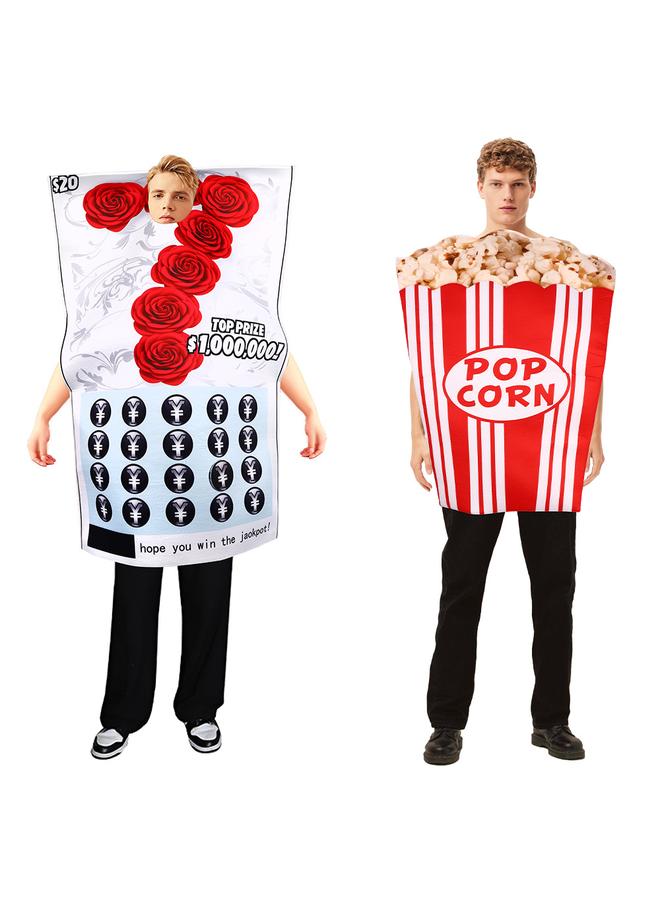 Bluejw Halloween Funny Mona Lisa Cos Costume Mural Costume Activity Performance Jumpsuit Composite Sponge - Image 3