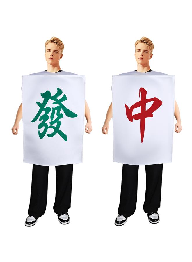 Bluejw Halloween Funny Mona Lisa Cos Costume Mural Costume Activity Performance Jumpsuit Composite Sponge - Image 4