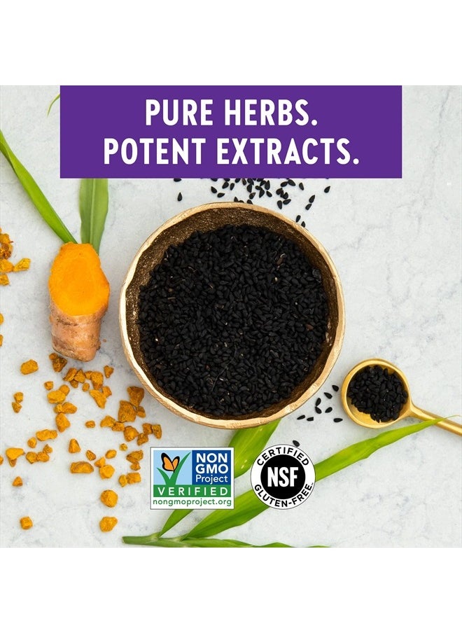 New Chapter - Metabolic Health, Golden Black Seed, Black Seed Oil + Turmeric for Healthy Mood, Healthy Weight - 60 ct Vegetarian Capsule - Image 1