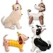 Tagberoy 4 PCS 3D Dog Balloons Cute Puppy Balloons for Dog Themed Birthday Party Decorations Dogs Birthday Party Supplies - Image 2
